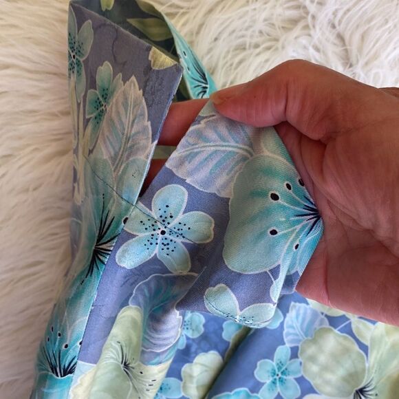 Tommy Bahama 100% Silk Tropical Print Pants Size 2 - Picture 8 of 11